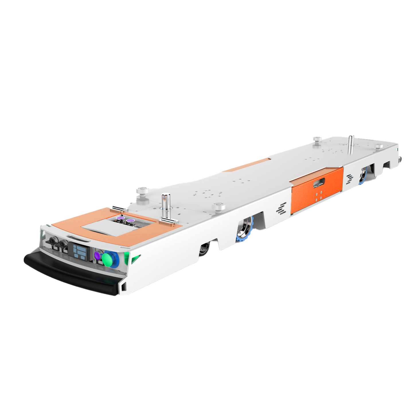 超低雙向潛伏牽引式AGV小車